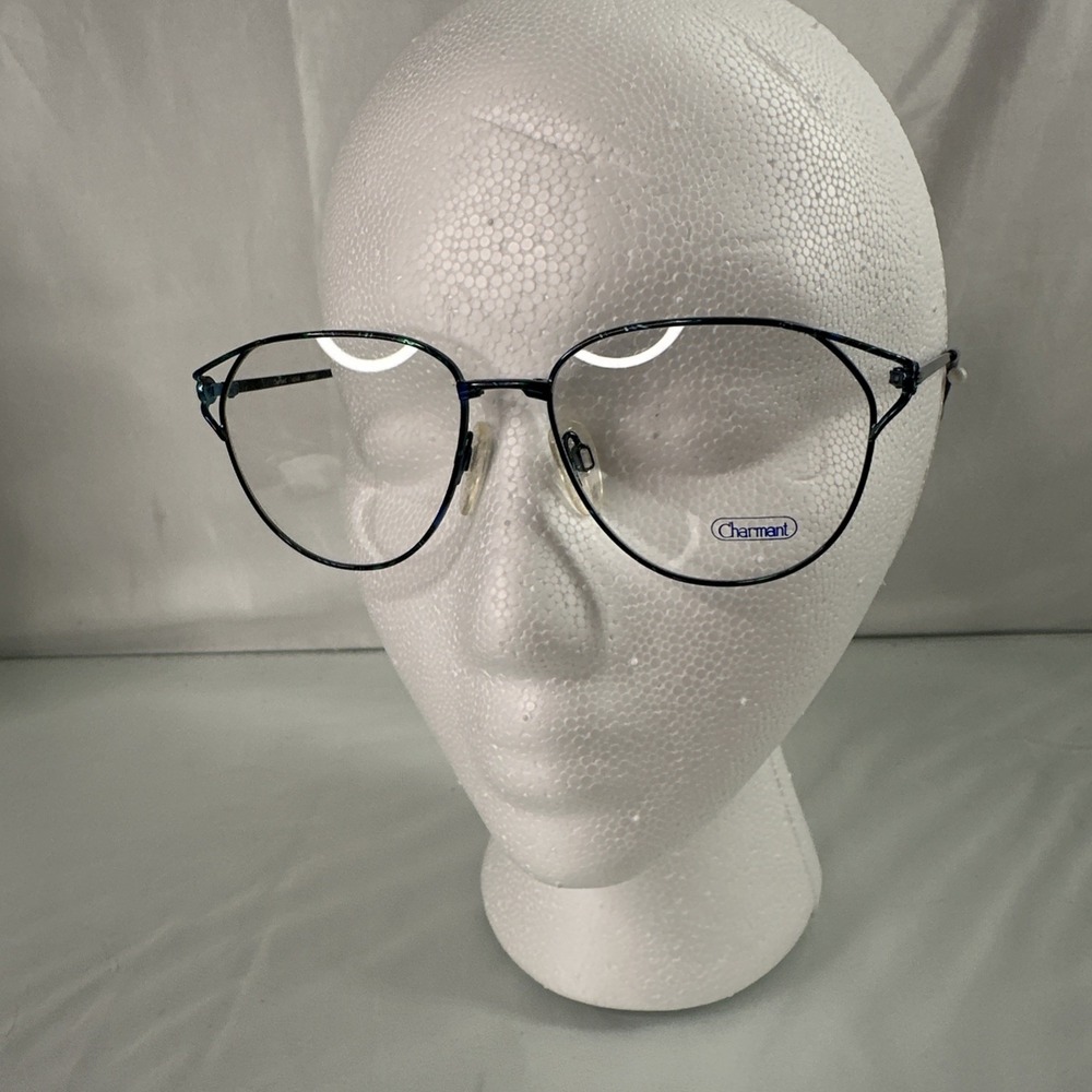 NEW CHARMANT 4244 PO-Teal, Black, Turquoise-Authentic-Full Rim-Frames Only
